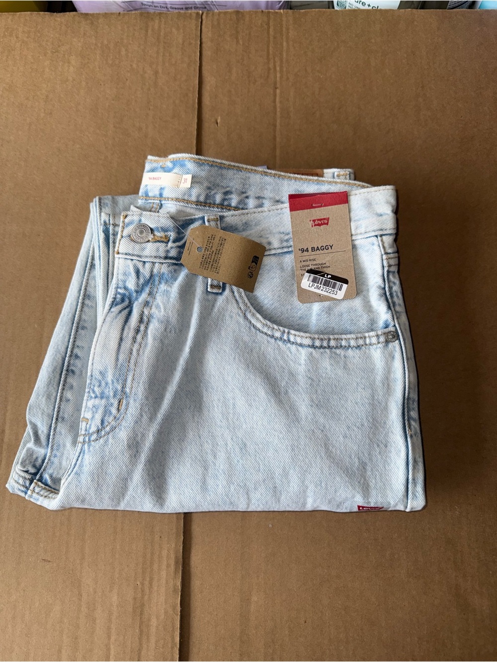 Levi's '94 Baggy Straight Leg Jeans - Picture 5 of 6